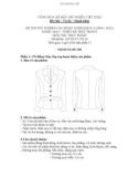 Đề thi tốt nghiệp cao đẳng nghề khóa 3 (2009-2012) - Nghề: May - Thiết kế thời trang - Môn thi: Thực hành - Mã đề thi: MVTKTT-TH29