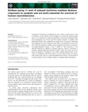 Báo cáo khoa học: Sodium pump a1 and a3 subunit isoforms mediate distinct responses to ouabain and are both essential for survival of human neuroblastoma