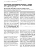 Báo cáo Y học: Conformationally constrained human calcitonin (hCt) analogues reveal a critical role of sequence 17–21 for the oligomerization state and bioactivity of hCt