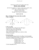 Đề thi tốt nghiệp cao đẳng nghề khóa 3 (2009-2012) - Nghề: May - Thiết kế thời trang - Môn thi: Thực hành - Mã đề thi: MVTKTT-TH45