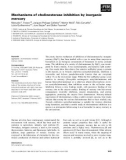 Báo cáo khoa học: Mechanisms of cholinesterase inhibition by inorganic mercury