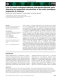 Báo cáo khoa học: Loss of sense transgene-induced post-transcriptional gene silencing by sequential introduction of the same transgene sequences in tobacco