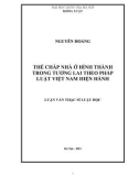 Luận văn Thạc sĩ Luật học: Thế chấp nhà ở hình thành trong tương lai theo pháp luật Việt Nam hiện hành