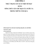 TIỂU LUẬN: THỰC TRẠNG SẢN XUẤT MỘT SỐ MẶT HÀNG NÔNG THỦY SẢN CHỦ ĐẠO CỦA NƯỚC TA TRONG NHỮNG NĂM QUA