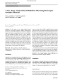 Báo cáo hóa học: A New Image Analysis Based Method for Measuring Electrospun Nanoﬁber Diameter