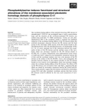 Báo cáo khoa học: Phosphatidylserine induces functional and structural alterations of the membrane-associated pleckstrin homology domain of phospholipase C-d1