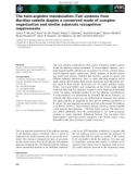 Báo cáo khoa học: The twin-arginine translocation (Tat) systems from Bacillus subtilis display a conserved mode of complex organization and similar substrate recognition requirements