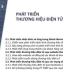 Bài giảng Quản trị thương hiệu điện tử - Chương 3: Phát triển thương hiệu điện tử