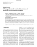 Báo cáo hóa học: Research Article A Prototype System for Selective Dissemination of Broadcast News in European Portuguese