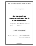 Luận án Tiến sĩ: Đảng Cộng sản Việt Nam lãnh đạo phát triển kinh tế hàng hải từ năm 1996 đến năm 2011