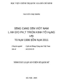 Tóm tắt Luận án Tiến sĩ: Quá trình Đảng lãnh đạo phát triển kinh tế hàng hóa từ 1996 đến năm 2011