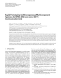 Báo cáo hóa học: Rapid Prototyping for Heterogeneous Multicomponent Systems: An MPEG-4 Stream over a UMTS 