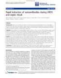 Báo cáo hóa học: Rapid induction of autoantibodies during ARDS and septic shock