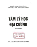 Giáo trình Tâm lý học đại cương (In lần thứ XIII): Phần 1