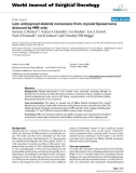 Báo cáo khoa học: Late widespread skeletal metastases from myxoid liposarcoma detected by MRI only