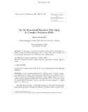 Báo cáo toán học: On the Functional Equation P(f)=Q(g) in Complex Numbers Field