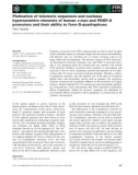 Báo cáo khoa học: Platination of telomeric sequences and nuclease hypersensitive elements of human c-myc and PDGF-A promoters and their ability to form G-quadruplexes Viktor Viglasky