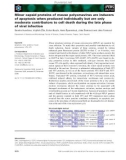 Báo cáo khoa học: Minor capsid proteins of mouse polyomavirus are inducers of apoptosis when produced individually but are only moderate contributors to cell death during the late phase of viral infection