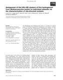 Báo cáo khoa học: Assignment of the [4Fe-4S] clusters of Ech hydrogenase from Methanosarcina barkeri to individual subunits via the characterization of site-directed mutants