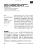 Báo cáo khoa học: Regional and segmental ﬂexibility of antibodies in interaction with antigens of different size