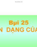 Bài giảng điện tử môn sinh học: Biến dạng của lá