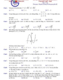Đề thi thử THPT QG môn Toán năm 2020 lần 1 - THPT Bỉm Sơn, Thanh Hóa
