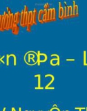 Giáo án điện tử môn Địa lý: 51 tỉnh tây nguyên