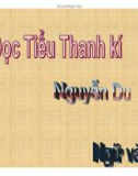 Bài giảng Ngữ văn 10: Đọc Tiểu Thanh kí