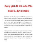 Gợi ý giải đề thi môn Văn khối D, đợt 2-2006_3