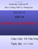 Bài giảng Đại số 10 - Bài 1: Đại cương về phương trình