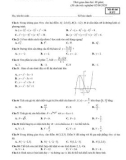 Đề thi thử tốt nghiệp THPT môn Toán năm 2020 lần 1 - THPT Đô Lương 4