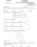 Đề thi thử tốt nghiệp THPT môn Toán năm 2020 lần 1 - Sở GD&ĐT Bắc Giang