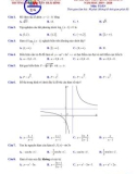 Đề thi thử tốt nghiệp THPT môn Toán năm 2020 lần 4 - THPT Chuyên Thái Bình