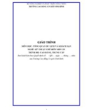 Giáo trình Tổng quan du lịch và khách sạn (Nghề: Kỹ thuật chế biến món ăn - CĐ/TC) - Trường Cao đẳng Cơ giới Ninh Bình (2021)