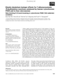 Báo cáo khoa học: Kinetic deuterium isotope effects for 7-alkoxycoumarin O-dealkylation reactions catalyzed by human cytochromes P450 and in liver microsomes Rate-limiting C-H bond breaking in cytochrome P450 1A2 substrate oxidation