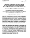 Báo cáo khoa học: Génotypes et résistance mécanique radiale du bois de châtaignier (Castanea sativa Mill). Analyse d'un des facteurs explicatifs de la roulure