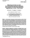 Báo cáo khoa học: Mécanique de l'arbre sur pied : les relevés dendrométriques classiques pour quantifier les efforts gravitationnels supportés par un tronc - leurs limites