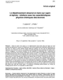 Báo cáo khoa học: dépérissement observé en Isère sur sapin et épicéa : relations avec les caractéristiques physico-chimiques des écorces