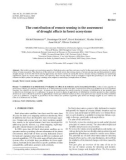 Báo cáo lâm nghiệp: The contribution of remote sensing to the assessment of drought eﬀects in forest ecosystems