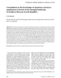 Báo cáo lâm nghiệp: Contribution to the knowledge of Apodemus sylvaticus populations in forests of the managed landscape of southern Moravia (Czech Republic)