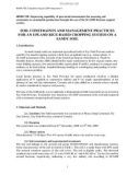 Báo cáo khoa học nông nghiệp SOIL CONSTRAINTS AND MANAGEMENT PRACTICES FOR AN UPLAND RICE-BASED CROPPING SYSTEM ON A SANDY SOIL 