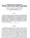 Báo cáo lâm nghiệp: Influence de produits phytosanitaires (herbicides et fongicides) sur la croissance et l'infectivité de souches pures de Frankia isolées de nodules d'aulne