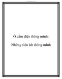 Ổ cắm điện thông minh: Những tiện ích thông minh