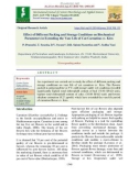 Effect of different packing and storage conditions on biochemical parameters in extending the vase life of cut carnation cv. Kiro