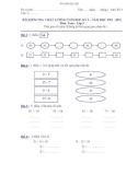 Đề kiểm tra chất lượng cuối HK I môn Toán lớp 2 năm 2012-2013