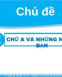 Bài giảng môn Tiếng Việt lớp 2 sách Kết nối tri thức năm học 2021-2022 - Bài 19: Tập đọc Chữ A và những người bạn (Trường Tiểu học Thạch Bàn B)