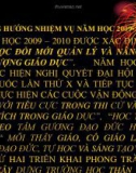 Bài giảng Tập huấn hiệu trưởng Trường Tiểu học 2009-2010