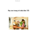 Dụ con trang trí nhà đón Tết