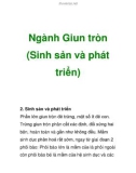 Ngành Giun tròn (Sinh sản và phát triển)