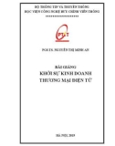 Bài giảng Khởi sự kinh doanh thương mại điện tử: Phần 2